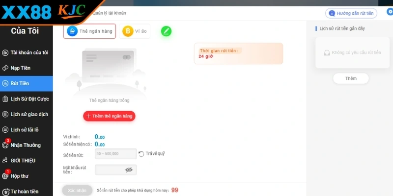 Tôi muốn rút tiền nhưng hệ thống báo lỗi vì lý do gì?
