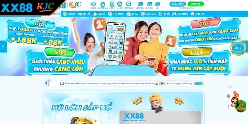 Đăng nhập XX88 nhận ưu đãi ngập tràn