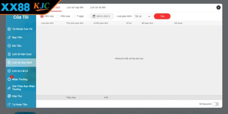 Đánh giá giao dịch rút tiền XX88